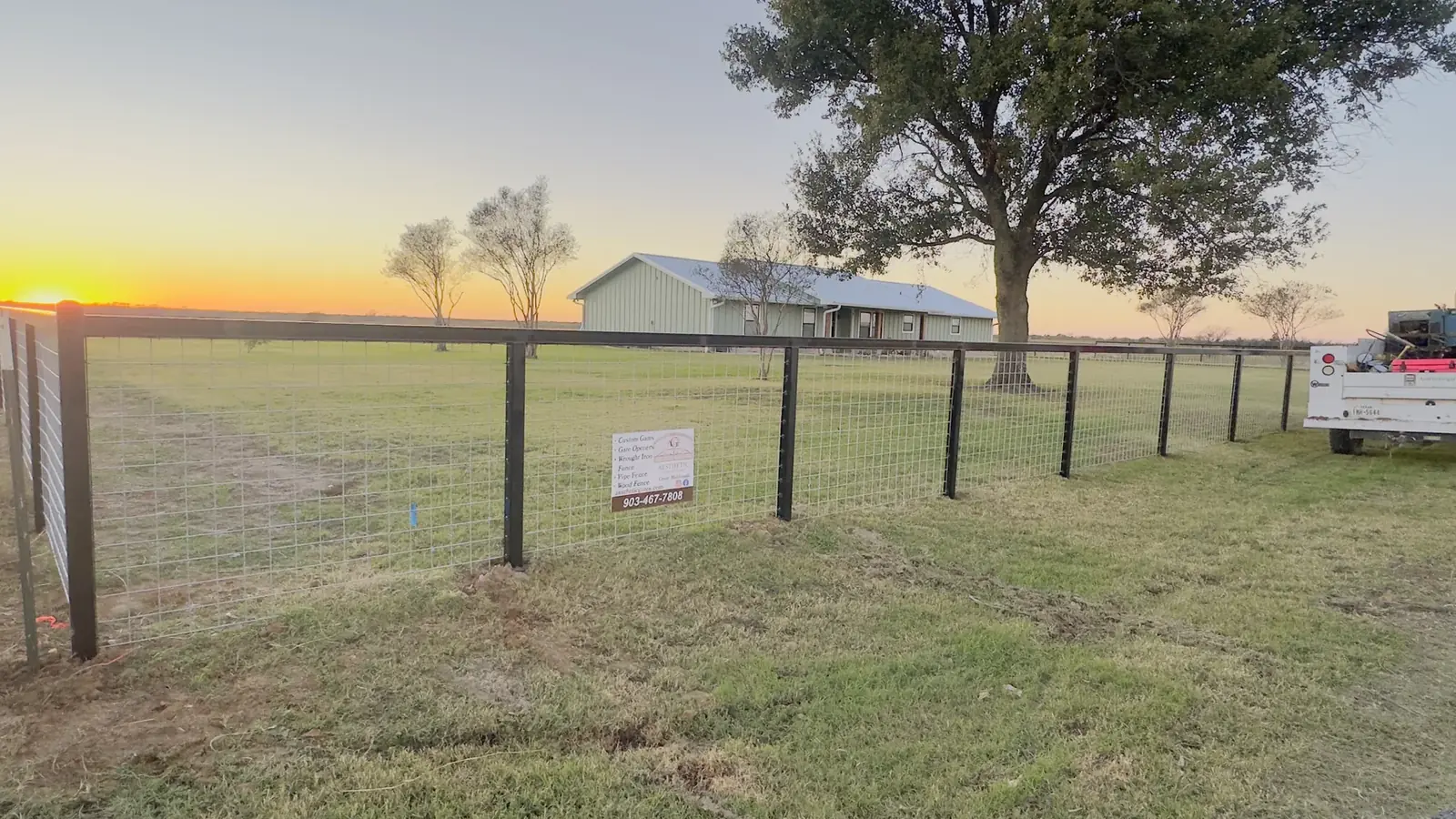 Pipe & Ranch Rail Fence — Aesthetic Gates & Fence, Corsicana, Texas