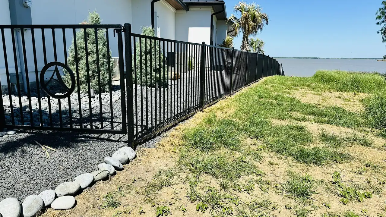 Wrought Iron Fence — Aesthetic Gates & Fence, Corsicana, Texas